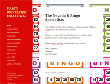Tablet Screenshot of partynovelties.com